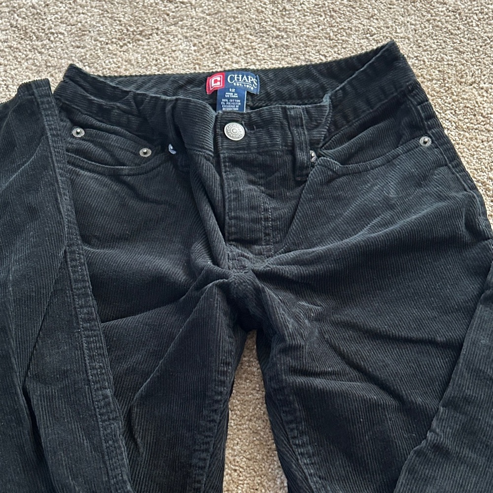Chaps Black Corduroy Trousers